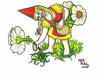 Flower Gnome by Bill Perkins Flower Gnome by Bill Perkins